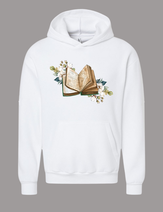 Vintage Blooms & Pages Hoodie